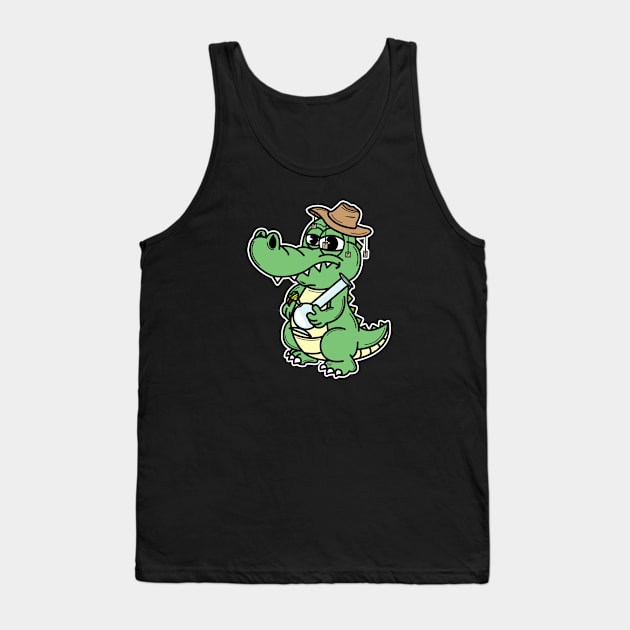 Crocodile Dank Dee Tank Top by BlazedAustralia